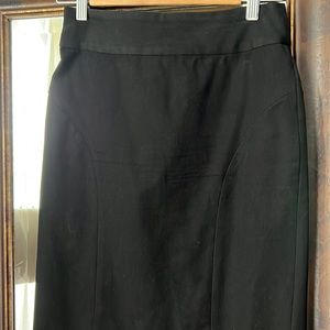 Black pencil skirt.